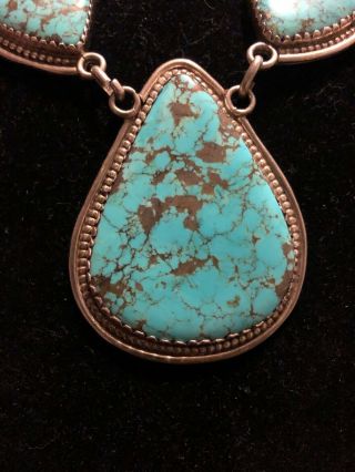 Rare Zuni Frank Vacit Turquoise Necklace, 2