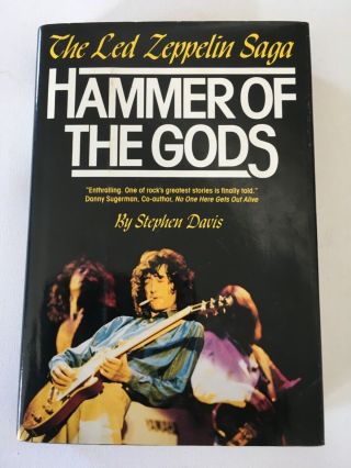 Hammer Of The Gods : The Led Zeppelin Saga By Stephen Davis Music Band Rare Hb