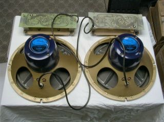Tannoy Hpd Series " Monitor Royal " 12 " Speaker Drive Units And Crossovers - Rare