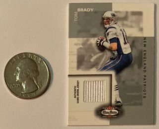 Tom Brady 2002 Fleer Box Score Mini Game Worn Jersey 7 Rare (ssp) - Ebay 1/1