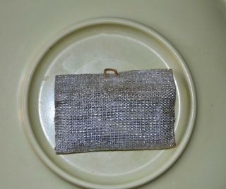 Vintage Barbie Japanese Exclusive Silver Clutch Purse From The 1960 