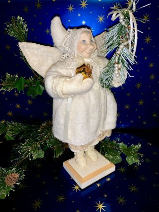 Large 12 " House Of Hatten Christmas Angel Fairy Figurine Denise Calla Rare