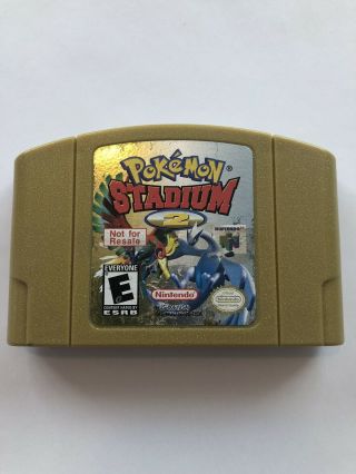 Pokémon Stadium 2 Gold Nintendo N64 Not For Resale Nfr Demo Kiosk Rare Pokemon