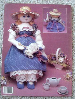 Vintage Leisure Arts Miss Lorna ' s Dolls Booklet Volume 1 1048 - Uncut Pattern 2