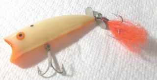 Vintage Bomber Popper Topwater Lure - - Rare Color