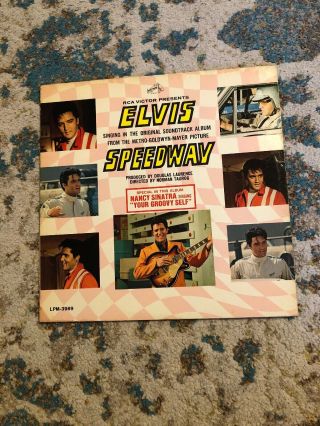 Elvis Presley Speedway Lp Rca Victor Lpm - 3839 Mono 1s/1s Rare Orig.  Photo