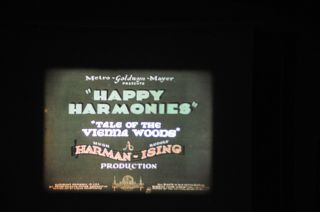 16mm Film Cartoon: Tale Of The Vienna Woods,  1934,  Mgm Happy Harmonies,  Rare