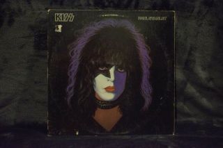 Kiss - Paul Stanley Lp Vinyl Record Rare With Poster (1978,  Nblp 7123)