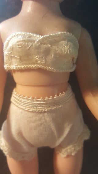 Vintage Tricot Panties And Bra For Jill Or Jan,  Etc.  10.  5 " Tall,  Miss Revlon Too