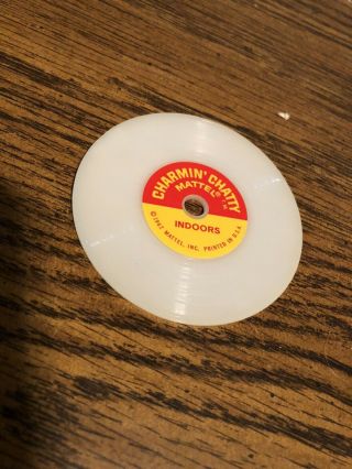 Vintage Mattel Charmin Chatty Record Indoors / Outdoors