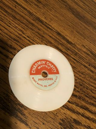 Vintage Mattel Charmin Chatty Record Proverbs / Poems