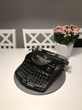 RARE Rheinmetall Ergonomic HEROLD Typewriter Schreibmaschine Máquina de Escrever 2