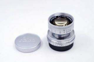 Rare - Leitz Leica Summicron L39 50mm/f2.  0 Radioactive Lens Yr.  1953 Ltm/m39
