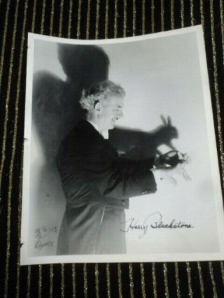 Rare Vintage Harry Blackstone Sr.  Portrait 8 " X 10 " Photo