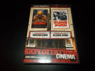 Mausoleum,  And Blood Song Double Feature Dvd : Rare,  Oop,  Horror