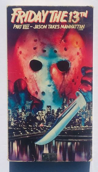 Friday The 13th Part 8 (1989) Vhs Rare Horror Tape 31 Days Of Halloween Special