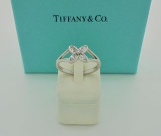 Authentic Tiffany & Co.  Victoria Marquise Diamond Platinum Ring US6.  5 - RARE 2