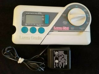 Lawn Genie Lawn Dial 6 Valve Two Program Dial Indoor Irrigation Controller Rare