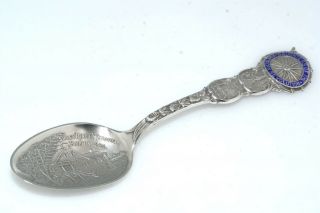 Daughters Of The American Revolution Dar Antique Sterling Silver Souvenir Spoon