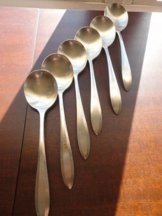 Patrician Community Plate Oneida Silverplated Gumbo Rd Bowl Soup Spoon 7 - 1/4 