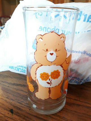 Very Rare 1983 Limited Edition Collector Series Glass By Pizza Hut " Friend Bear "