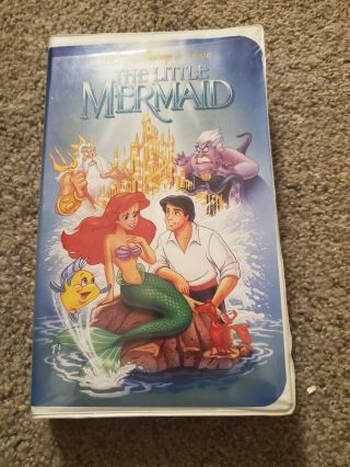 Collector The Little Mermaid Vhs Banned Rare Recalled Phallus Cover Disney 1990