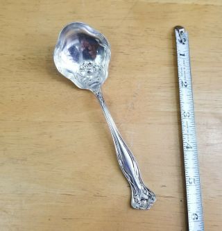 Art Nouveau Antique 1903 Mystic Pattern Silverplated Sugar Spoon