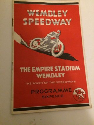 Rare Wembley / High Beech / Stamford Bridge Aug 14 Th 1930