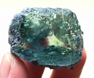 50.  6g Rare Natural Transparent Green Fluorite Crystal Mineral Specimen/C​hina 2