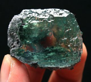 50.  6g Rare Natural Transparent Green Fluorite Crystal Mineral Specimen/C​hina 3