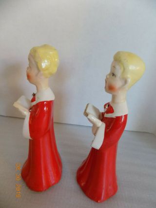 2 Vintage L&M 1956 Praying Choir Boy & Girl Figurines Japan 2