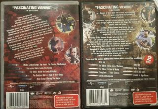 GANGS OF OZ RARE DVD SEASON 1 & 2 AUSTRALIA TV SERIES ONE TWO UNDERWORLD STORIES 2