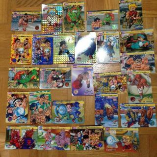 Street Fighter Trading Card Set Of 26 Retro Rare Japan Game M18