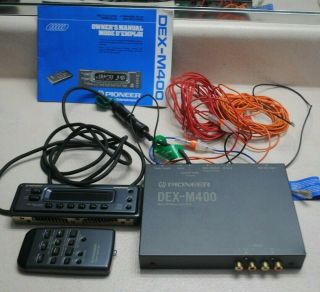 Rare Old School Pioneer Dex - M400 Cd Changer Control With Remote Fully