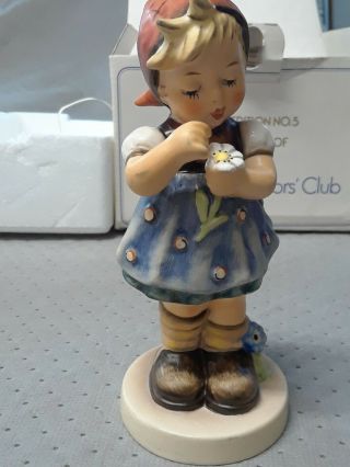 Rare Vintage Hummel Goebel Figurine 5 " Daisies Don 