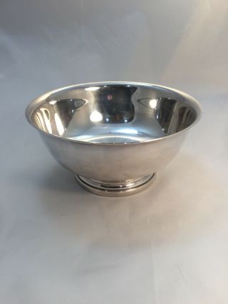 Paul Revere Bowl - Gorham Silver Plated 6 - 1/2 " Bowl Yc779