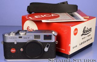 Leica M4 - P Chrome 70 Jahre 10416 Camera Body,  Box,  Cap,  Strap,  Papers Rare E114