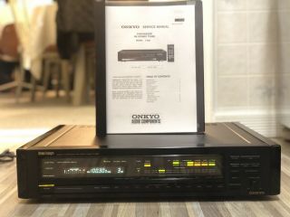 ULTRA RARE ONKYO GRAND INTEGRA T - G10 FM DX Stereo Tuner Only 100 Ever Made 2