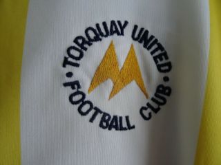 TORQUAY UNITED FC League Home VINTAGE Shirt 1999 - 2000 RARE XXL 2