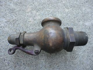 Antique Brass Steam Pressure Relief Valve,  Whislle,  Railroad,  Crane Co.  (1891) 2