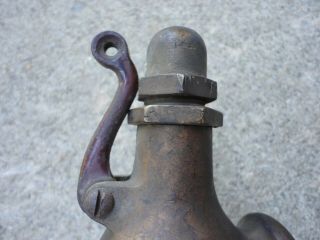 Antique Brass Steam Pressure Relief Valve,  Whislle,  Railroad,  Crane Co.  (1891) 3