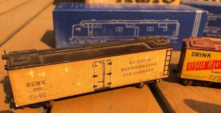 3 Rare Early Rokal Tt Gauge Box Freight Train Car Reefer Hp Product Blatz Beer