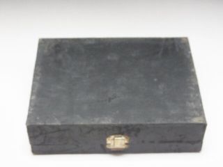 Very Rare Antique Box for straight razors at a barber shop in J apan F - 123 3
