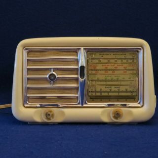 Vintage 1959 Geloso G - 307 / 18 Tube (5) Fm - Am - Sw Receiver Radio Italy Rare Look