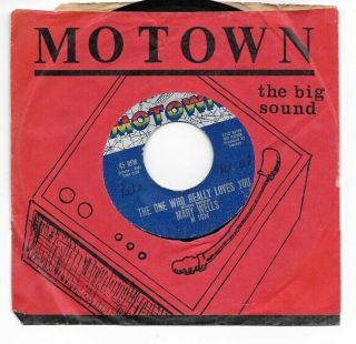 Soul 45 Mary Wells " The One Who Really Loves You " Motown Rare Label Variant Vg,