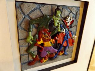 Rare Vintage Groovie Goolies Relief Plaque w/ Main Characters Very Limited 3