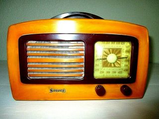 Art Deco Sonora Coronet Catalin Tube Radio Rare