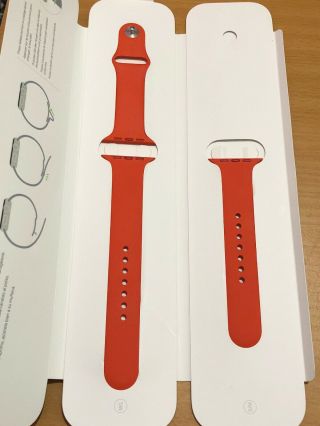 Apple Watch Strap 42mm/44mm Size S/m & M/l Orange Rare
