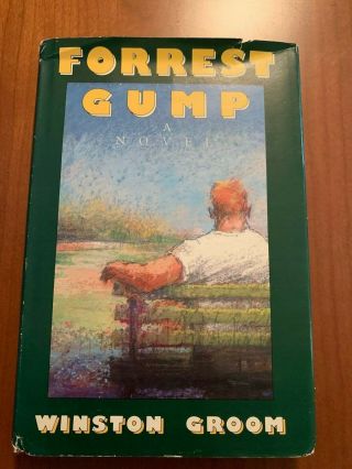 Rare First Edition 1986 Winston Groom Forrest Gump Hardcover Dust Jacket