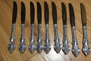 “el Grandee” By Towle Sterling Silver 8 3/4” Knives.  May Combine.